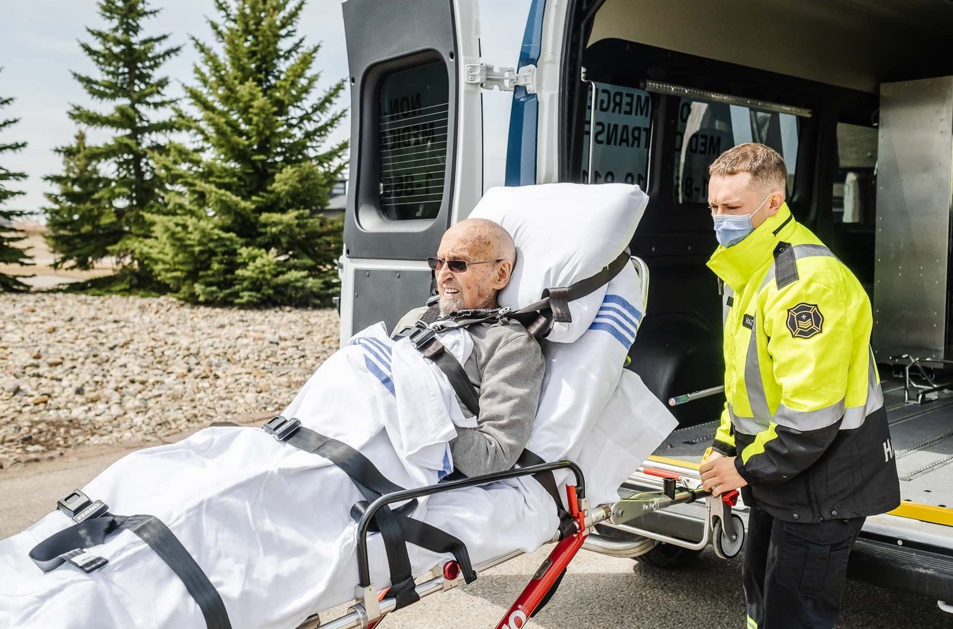 Haztech Patient Transfer Service for non-emergency medical transfer in Regina, Moose Jaw, Saskatoon.